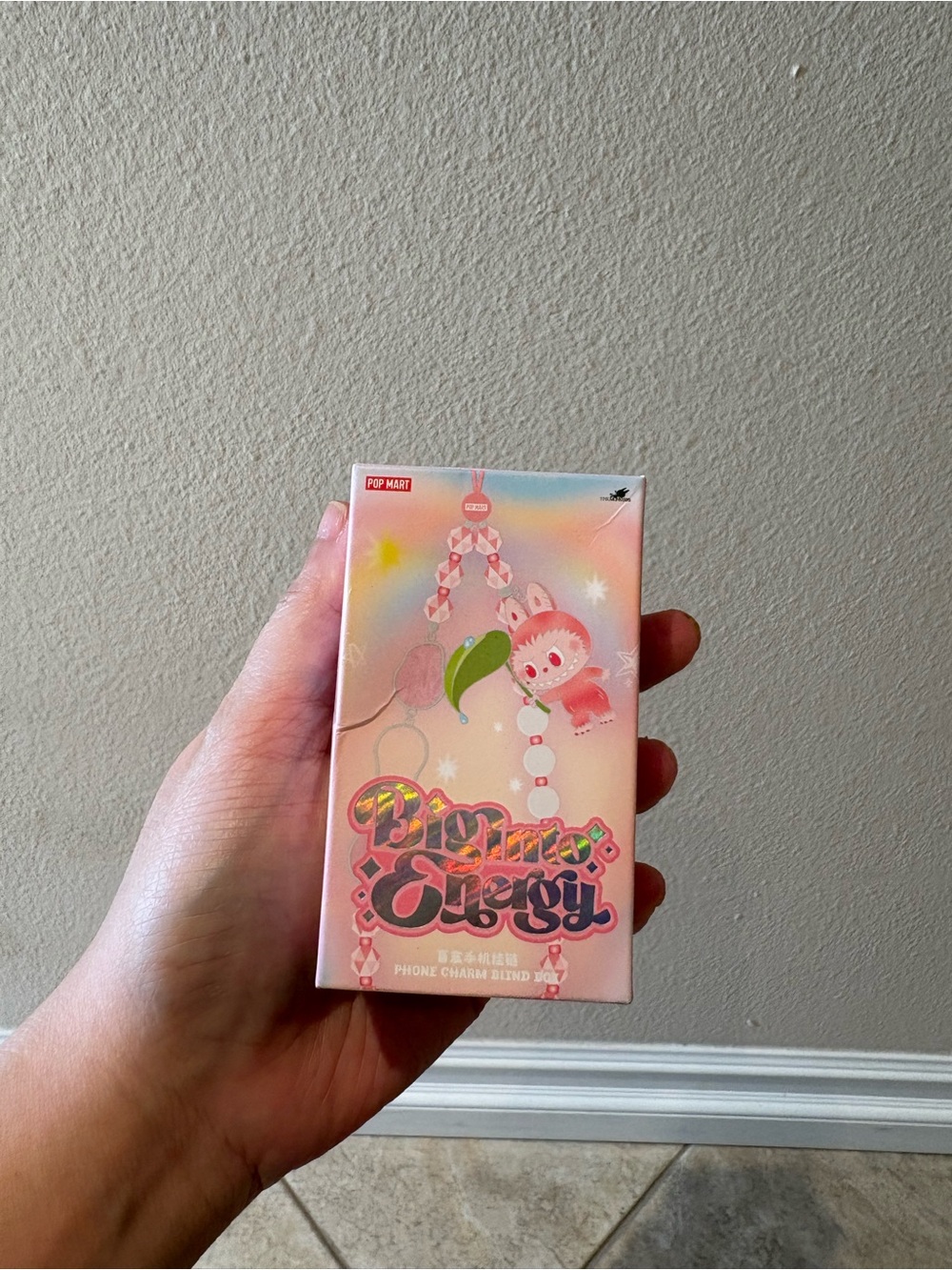 Damaged box The Monsters Big into Energy Series phone charm blind box.
